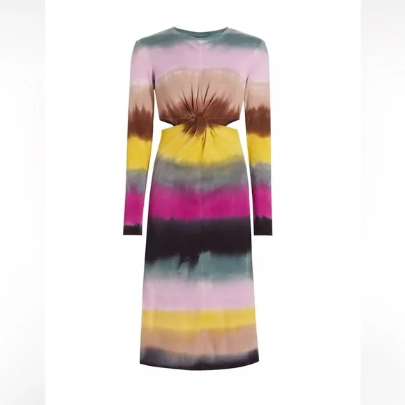 Raquel Allegra Nadia Twisted Cut Out Dress - Picture 2 of 4